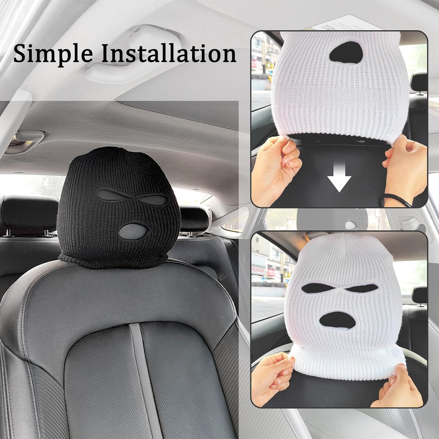 Universal Ski Mask Car Seat Cover
